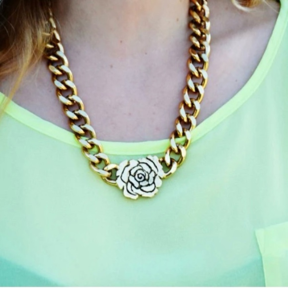 Mr. Kate Vintage “Petal To The Metal” Necklace